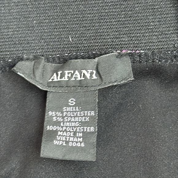 Alfani | Black and Purple Floral Midi Skirt, Size S, NWT - Picture 4 of 9